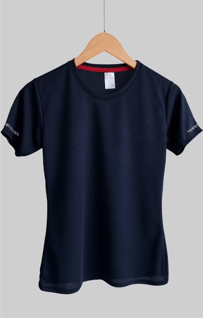 Playera Deportiva Cuello Redondo 950D, color Negro